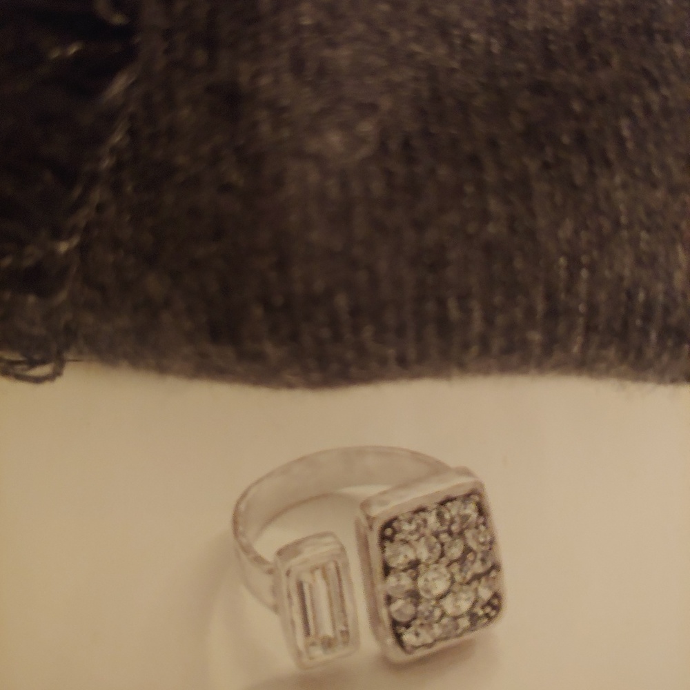 Silpada"Crystal Cuff Ring"